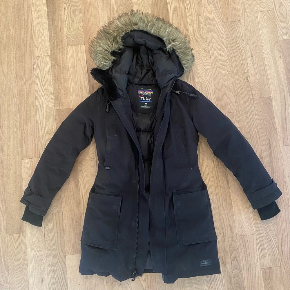 Aritzia Tna Bancroft Down Parka Gem